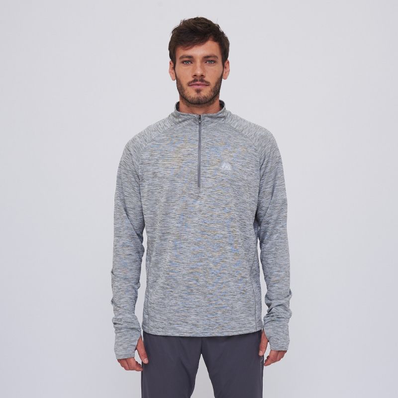 BUZO BOLT GRIS MELANGE