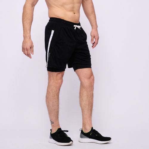 SHORT CITY NEGRO CON CALZA