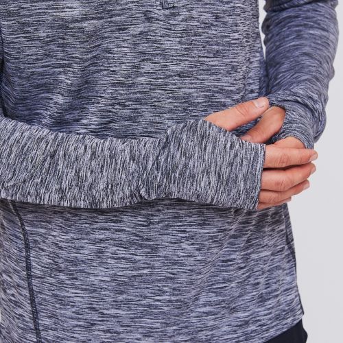 BUZO BOLT NEGRO MELANGE